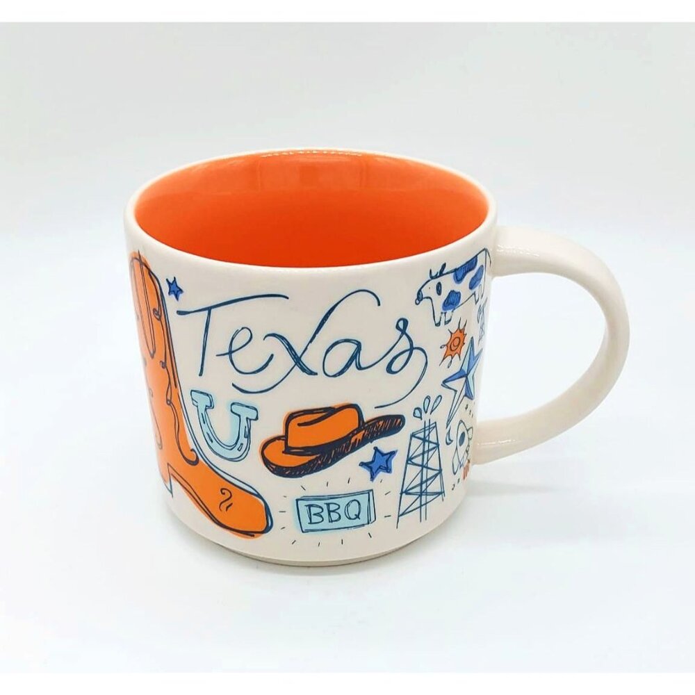 Starbucks TEXAS Mug 14oz Been There Series Across The Globe Collection